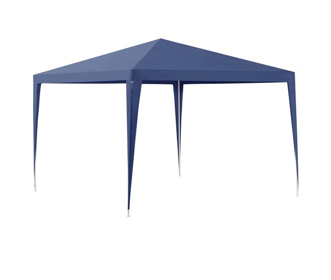 Carpa Pabellón para jardín Wedau metal 300x300 Azul