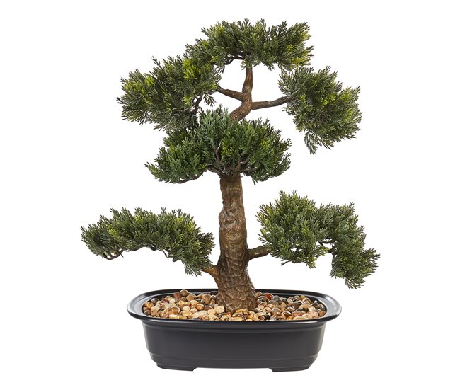 Beliani Planta artificial Bonsái Verde