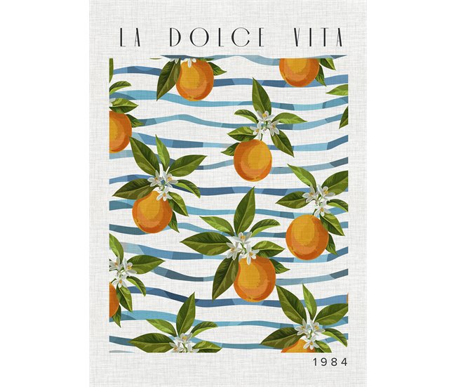 Lámina NARANJAS 70x50cm marca MARCOMUEBLE  Naranja