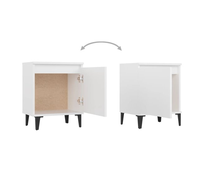 2 Mesitas de noche 40 Blanco