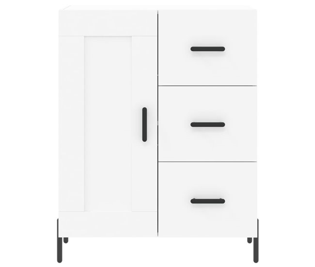 Aparador de madera de ingeniería 69 Blanco