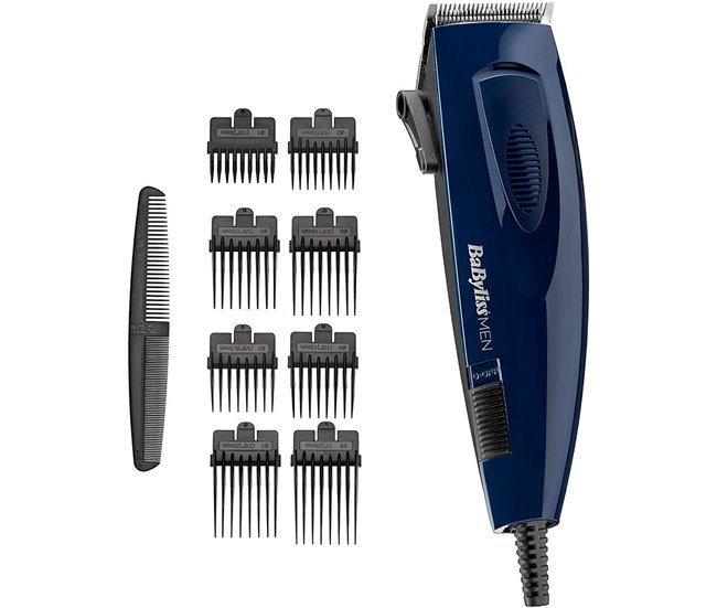 Cortapelos Babyliss E695E 8 longitudes con cable Azul