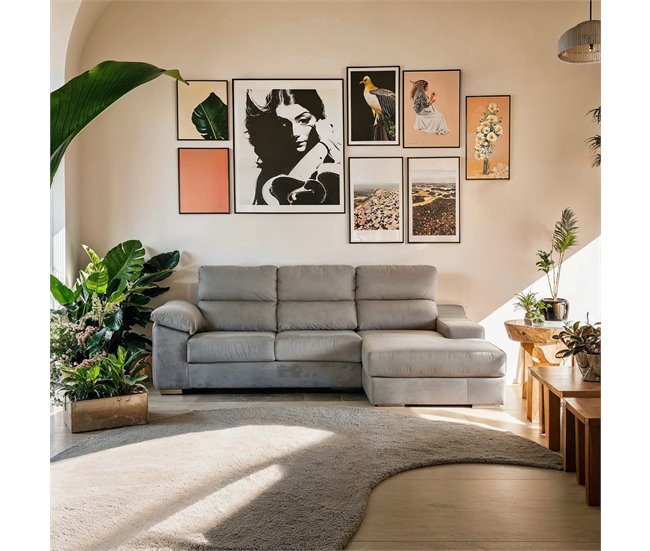 Chaise longue DANIELA II Gris