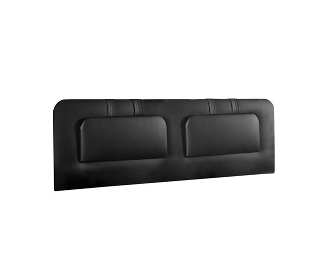 Cabecero de Cama BLUME Tapizado Polipiel 145 Negro