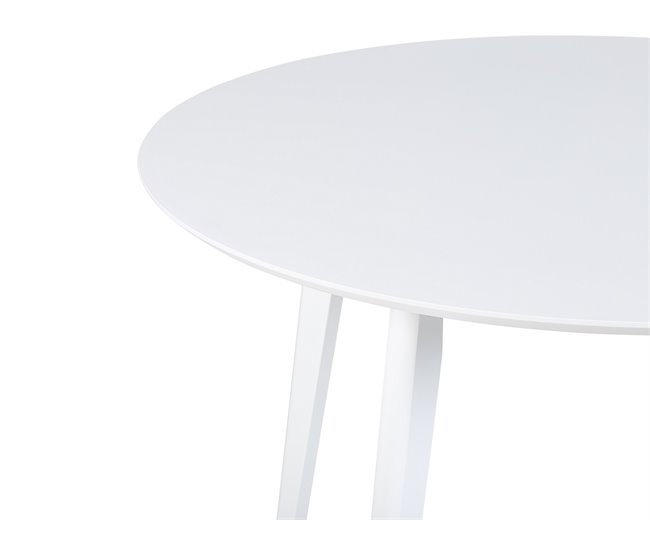 Beliani Conjunto de comedor ROXBY Blanco