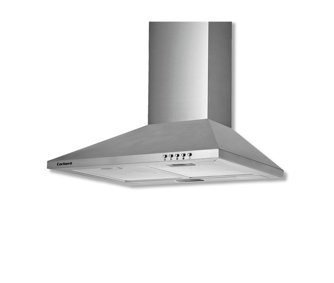 Campana decorativa piramidal CORBERÓ TEIDE635X Inox