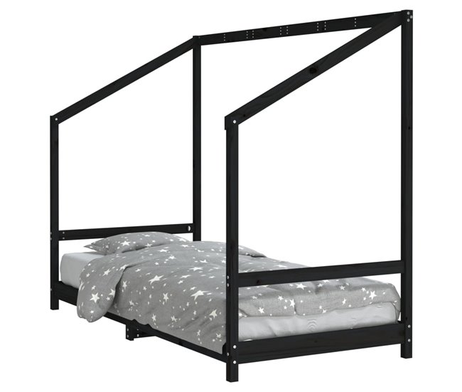 Estructura De Cama Para Niños 206x95 Blanco