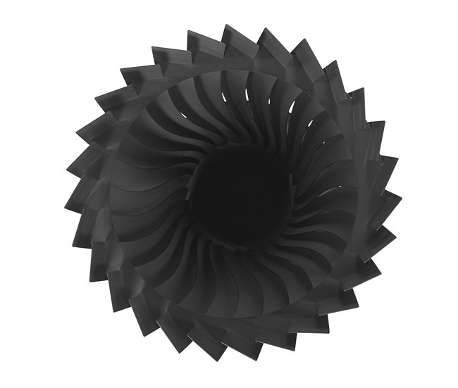 Beliani Fogón de madera KEDIRI Negro