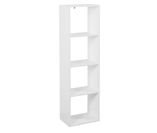 Estantería CUBOX 4 huecos Blanco