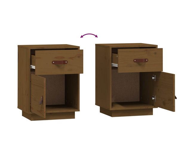 2 Mesitas De Noche 40 Blanco