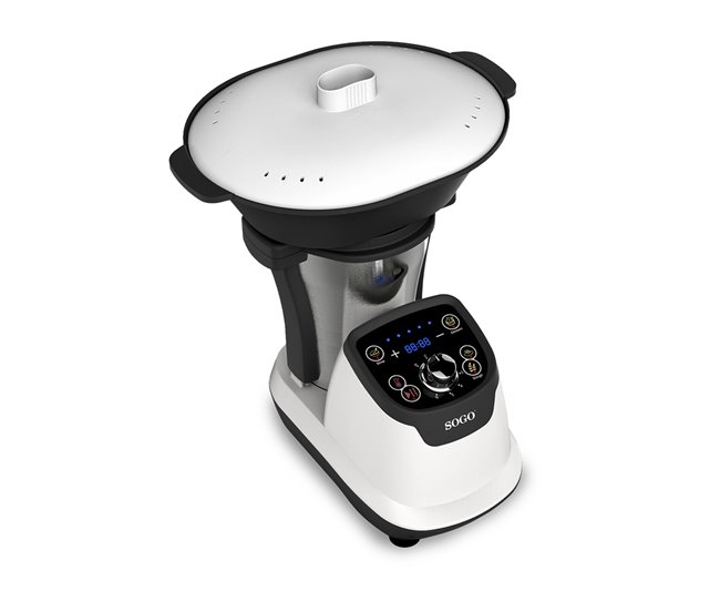 SOGO ROBOT DE COCINA MULTIFUNCION 800W Blanco/ Beige