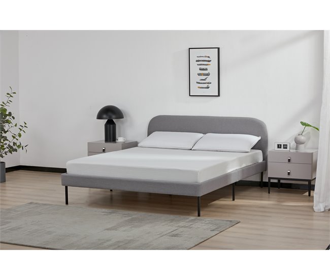 Cama STAR 150x190cm color gris Gris