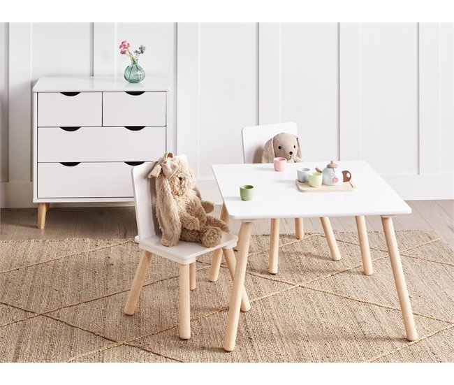 Beliani Cómoda SIMMIE Blanco