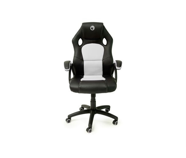 Silla de gaming MILLENNIAL Blanco/ Negro