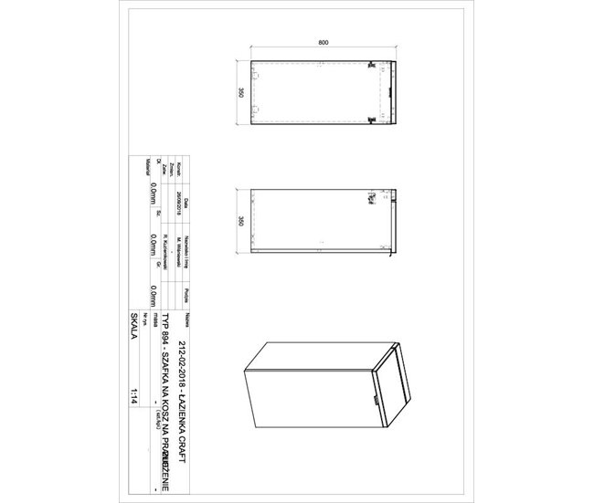 ARMARIOS LATERALES CAPRI 35 Madera