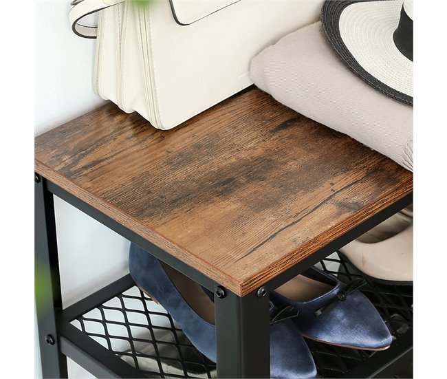 Banco de zapatos de 2 niveles - L73 cm Madera