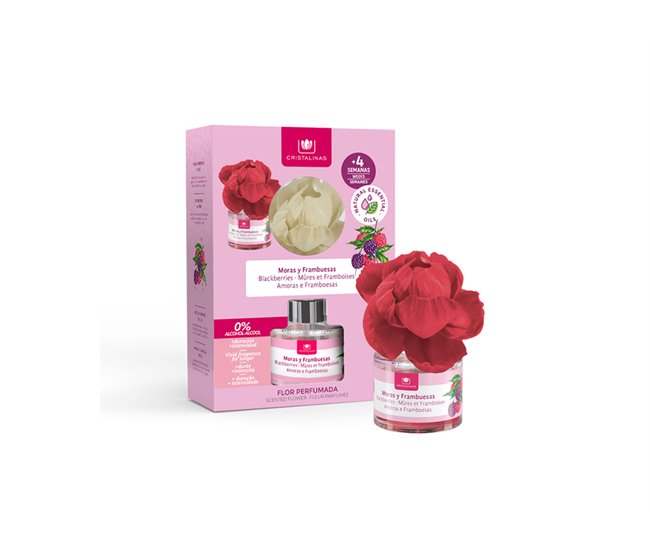 Ambientador mecha hogar AZAHAR y MANDARINA 40ml Rojo