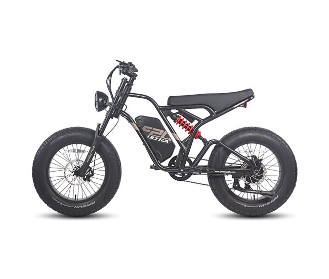 FAFREES F20 Ultra Bicicleta Eléctrica - Motor 750W Negro/ Rojo