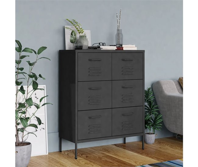 Armario De Almacenamiento 80 Antracita