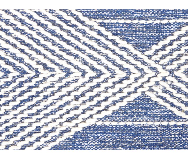Beliani Alfombra de pelo corto DATCA 200x200 Azul