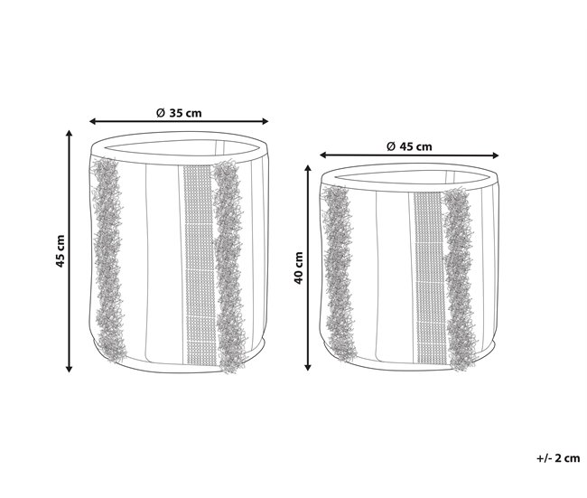 Beliani Estante de baño pequeño KOTKAI Beige