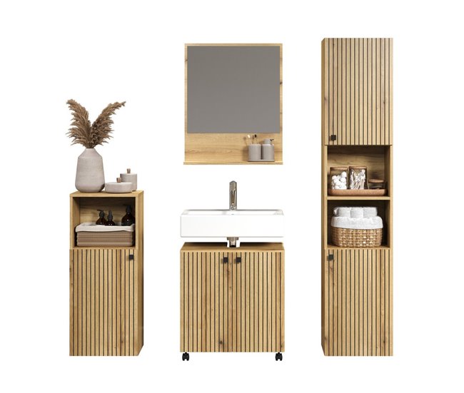 Mueble PureBlissBD 60 Negro/ Madera