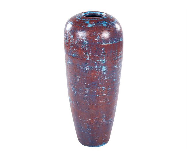 Beliani Jarrón decorativo DOJRAN Marron