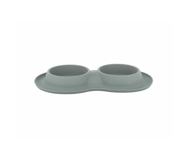 Comedero para Perro Gris