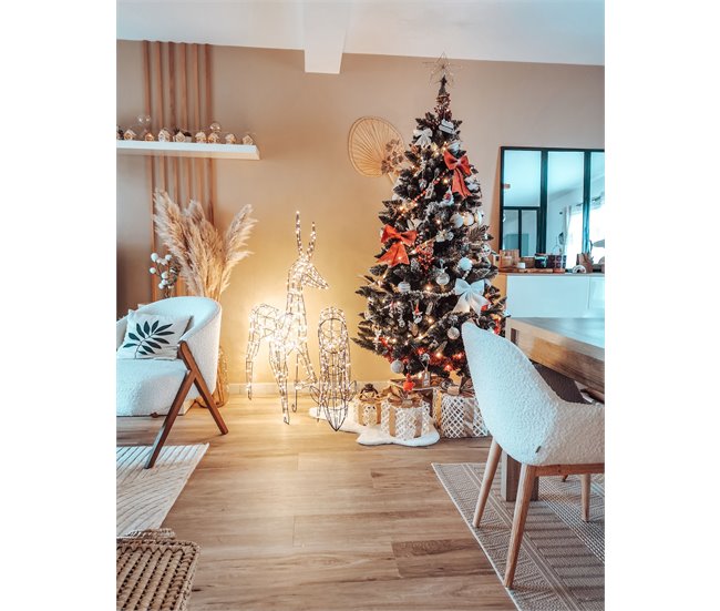 Beliani Decoración LED NARUSKA Negro