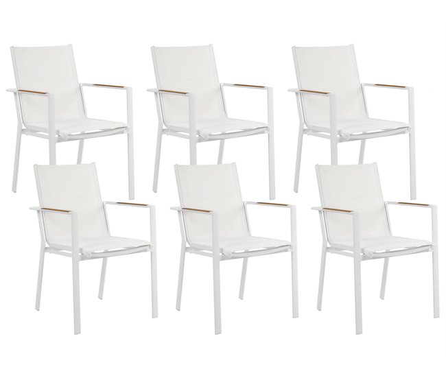Beliani Conjunto de comedor VALCANETTO/ BUSSETO Blanco