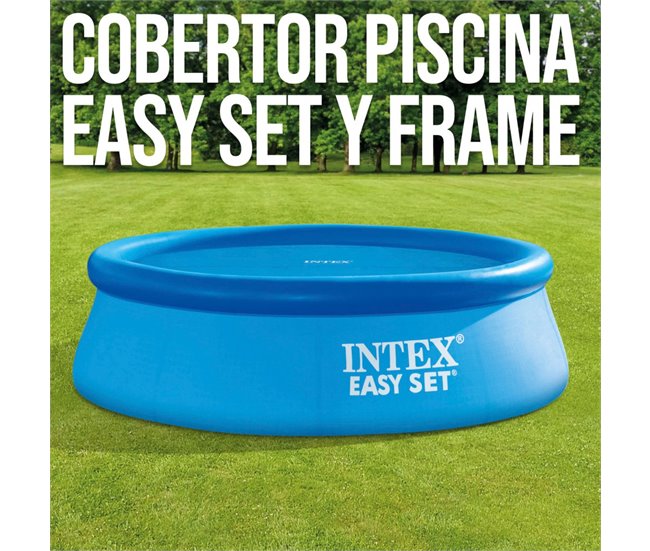 Cobertor solar INTEX piscinas Easy Set/Metal Frame Azul