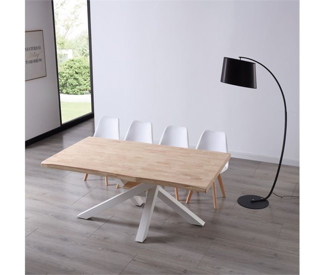 Mesa de comedor Xena Fit 180 180x100 Blanco