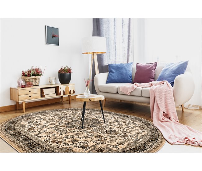 Alfombra de lana POLONIA oval KORDOBA 170x235 Marron
