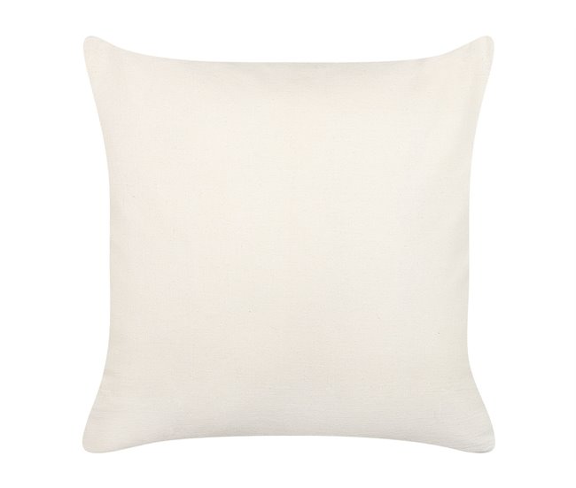 Beliani Cojín decorativo DATURA Azul Claro