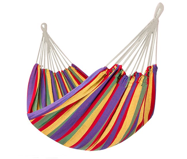Acomoda Textil – Hamaca de Acampada Multicolor