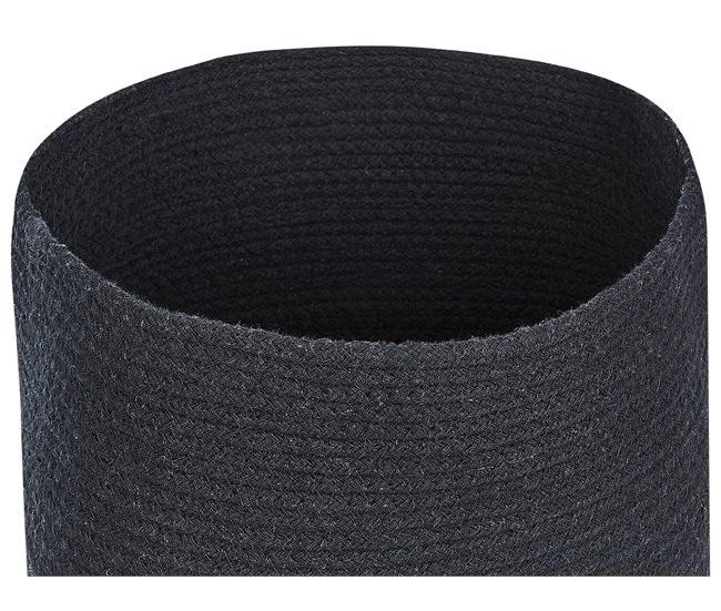 Beliani Estante de baño pequeño SILOPI Negro
