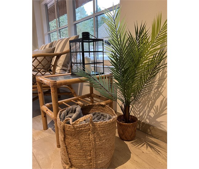 Beliani Planta artificial ARECA PALM Verde