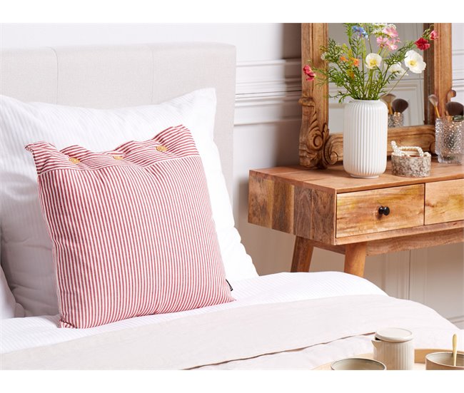 Beliani Cojín decorativo AALITA 45x45 Rojo