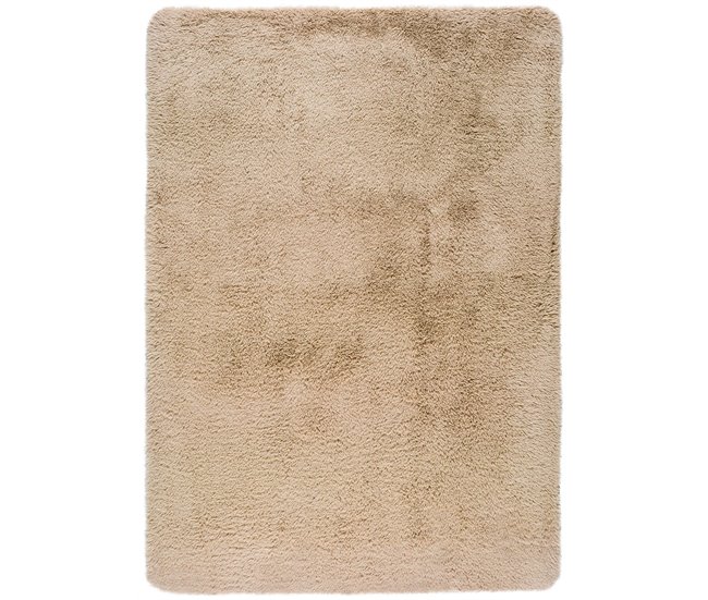 Alfombra lavable de pelo alto ALPACA - ATTICGO 140x200 Beige