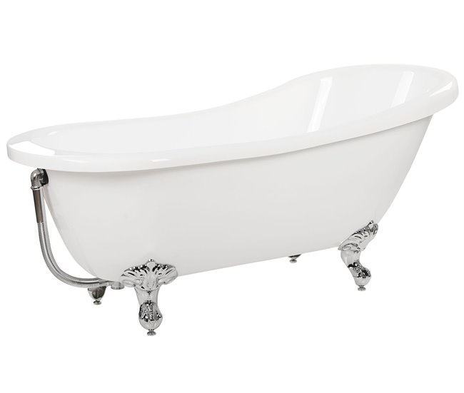 Beliani Bañera independiente CAYMAN 77x153 Azul