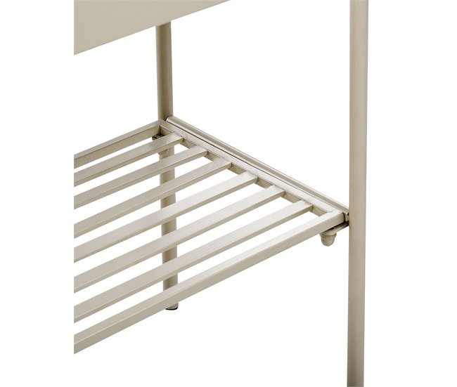 Beliani Maceta con patas VINCA Beige