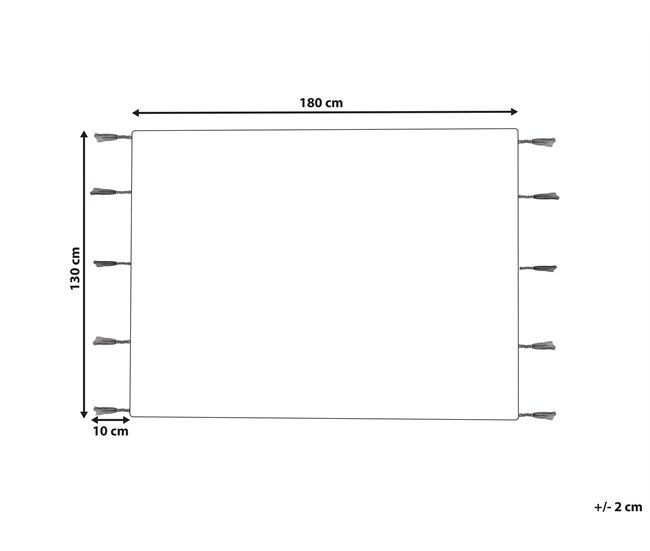 Beliani Manta DEOGHAR Marron