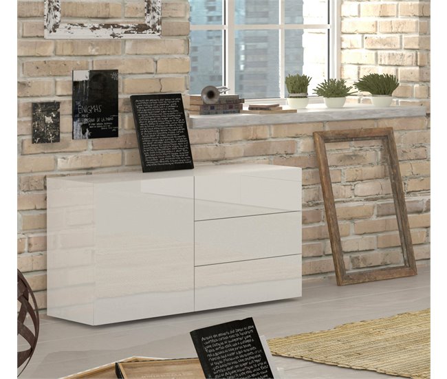 Aparador efecto madera 110 Antracita