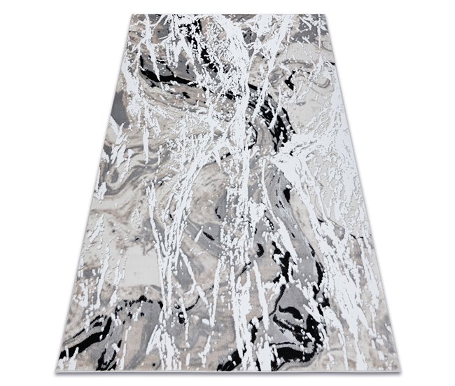 Alfombra GLOSS moderno 8488 37 Abstracción elegante glamour 120x170 Gris