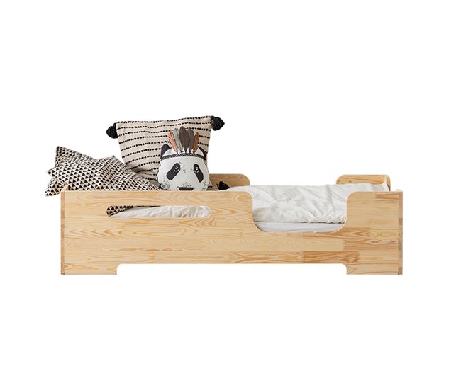 Cama con somier Lilian Madera