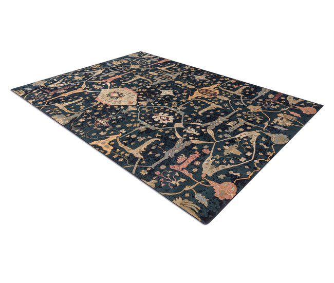 Alfombra de lana POLONIA Persej oriental 200x300 Azul