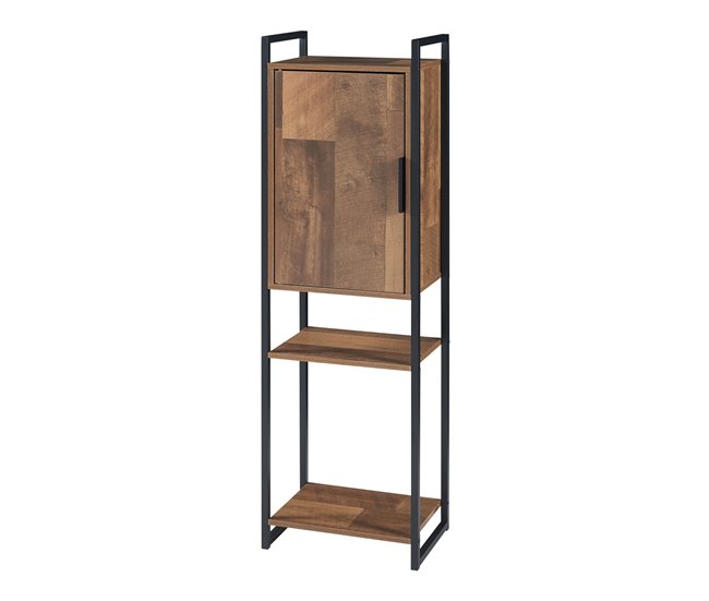 Mueble de baño auxiliar Namsskogan con compartimentos Nogal