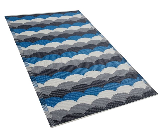 Beliani Alfombra de exterior BELLARY Multicolor