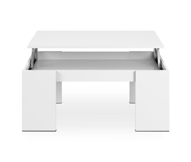 Mesa de centro elevable Kendra 100x50 Blanco