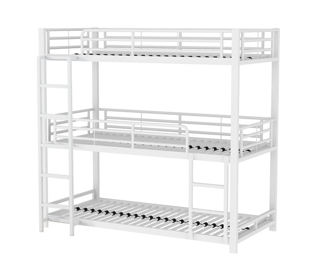 Cama litera 95x204 Blanco